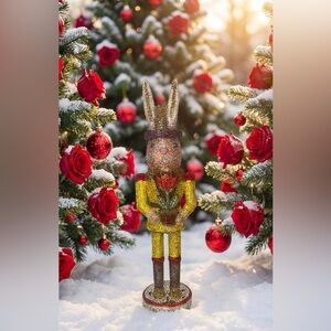 Handcrafted Austrian Crystal Nutcracker